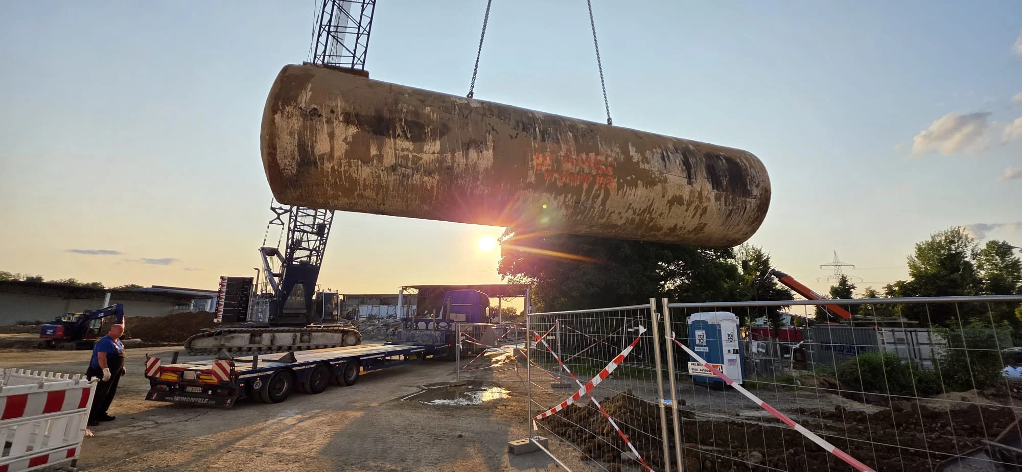 tankdemontage kranarbeiten tiefbau
